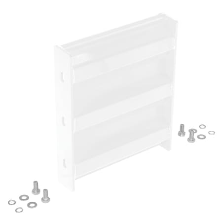 Vestil Bolt-On Style Guard Rail 1 Ft White GR-F3R-BO-1-WT